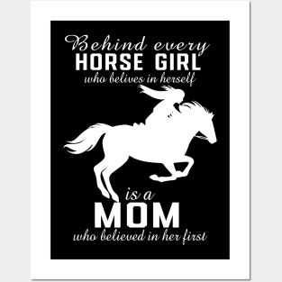 Horse Girl Horse Mom Gift Posters and Art